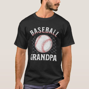 Baseball Grandpa Ball Heart Papa Father s Day spor T-Shirt
