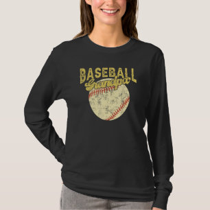 Baseball Grandpa Family Matching Funny Fathers Day T-Shirt