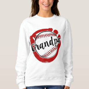 Baseball Grandpa for Baseball Softball Mum Sweatshirt