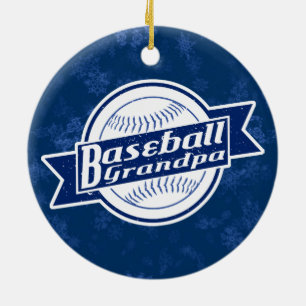 Baseball Grandpa Holiday Decoration