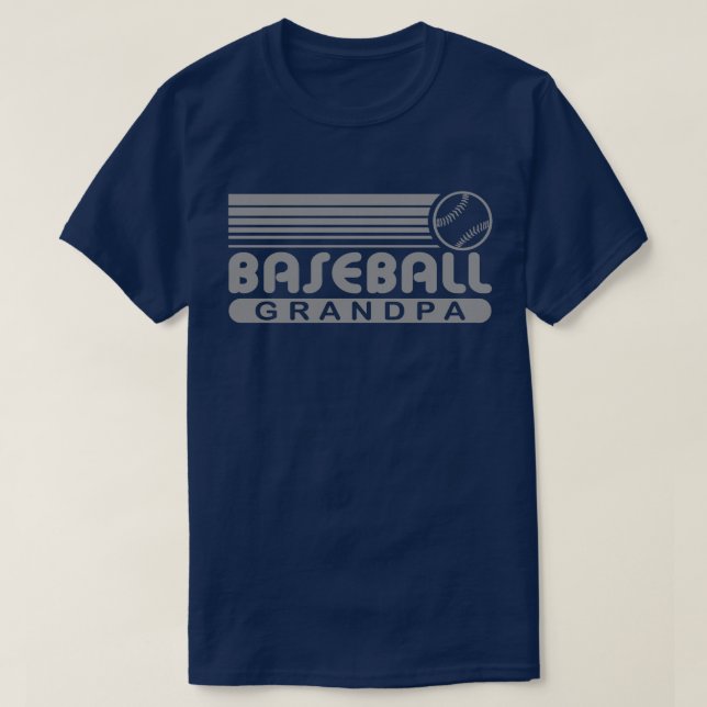 Baseball Grandpa T-Shirt (Design Front)