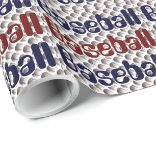 Baseball Graphics Wrapping Paper