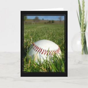 Baseball greeting card