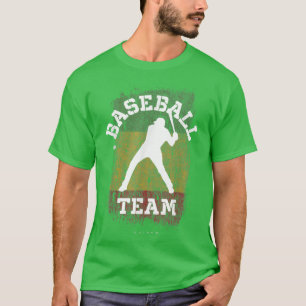 Baseball Guinea Flag Softball Player Baseball  T-Shirt