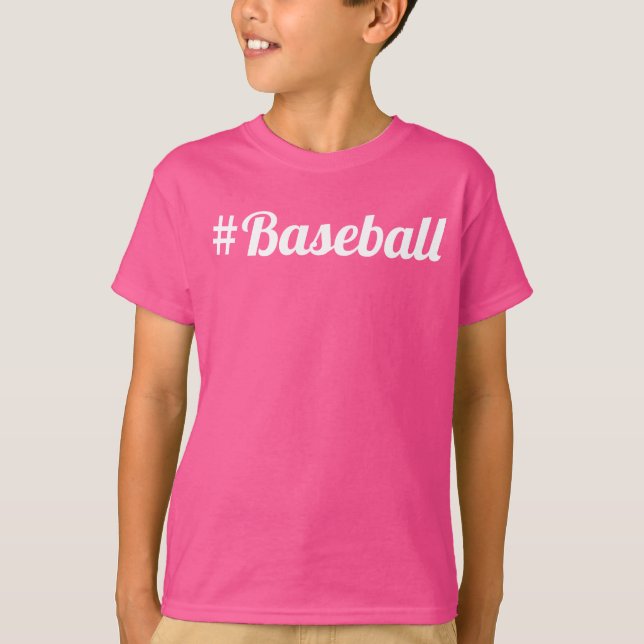 Baseball Hashtag Youth Fan Must-Have T-Shirt (Front)