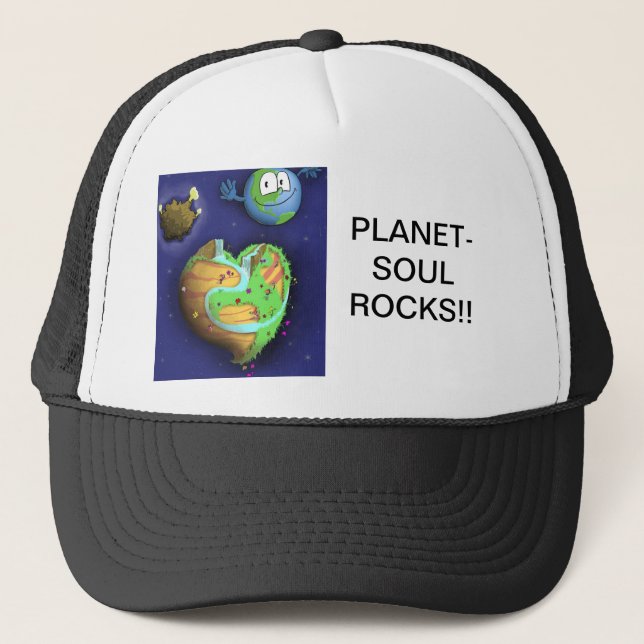 Baseball HatPLANET-SOUL ROCKS!! Trucker Hat (Front)