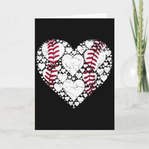 Baseball Heart Love Game Sports Fan Game Day  Card