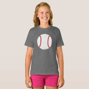 Baseball heart seam simple design T-Shirt