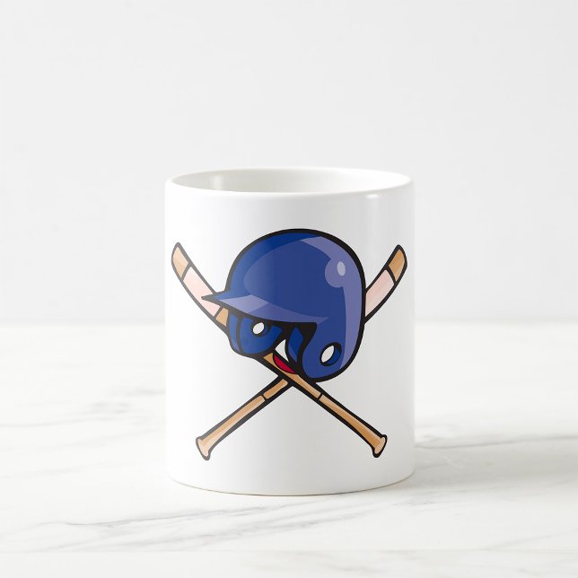 Baseball Helmet and Bats Sports Coffee Mug (Creator Uploaded)