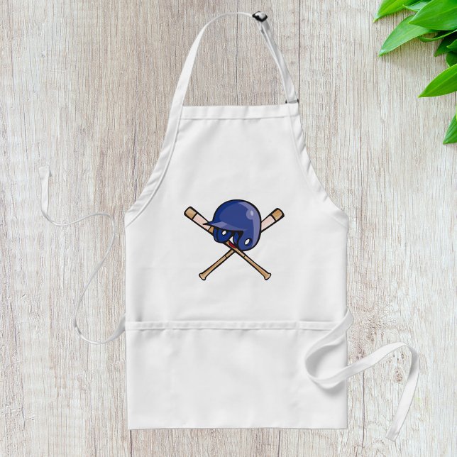 Baseball Helmet and Bats Sports Standard Apron (Creator Uploaded)