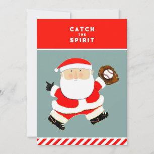 Baseball Holiday Christmas Cards