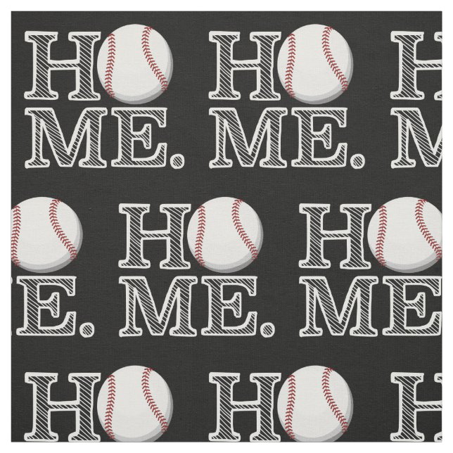 Baseball Home Fabric (Swatch)