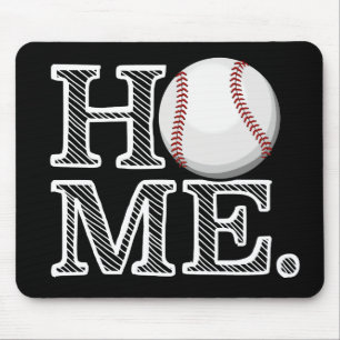 Baseball Home Mouse Pad