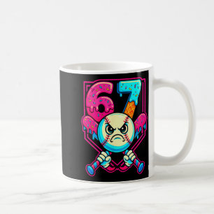 Baseball Ice Cream Drip Number 67 Six Seven Meme 6 Coffee Mug