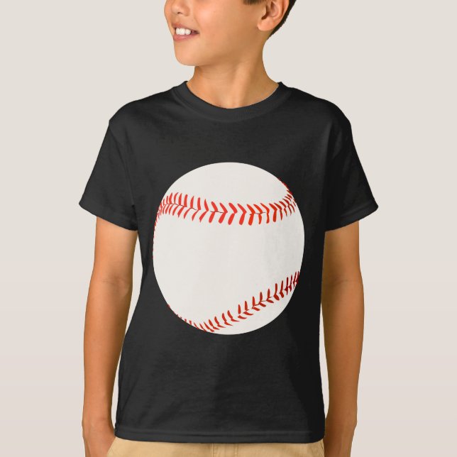 Baseball Illustration T-Shirt (Front)
