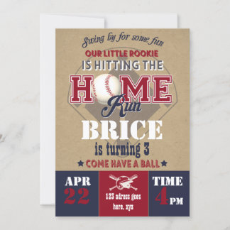 Baseball Invitation