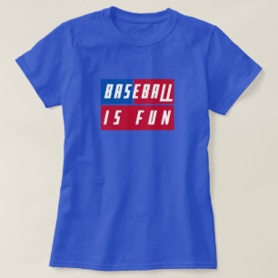 Baseball Is Fun & American Flag For Baseball Fans T-Shirt