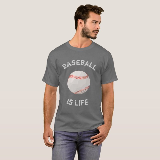 Baseball is Life Baseball - Sports Tees (Front Full)