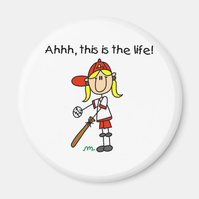 Baseball is Life Magnet (Front)