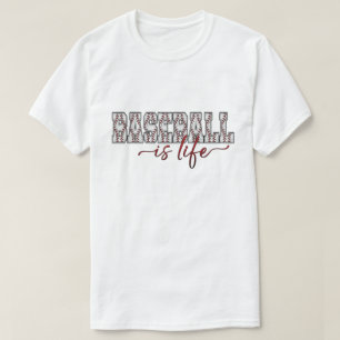 Baseball Is Life Short Sleeve  T-Shirt