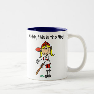Baseball is Life Two-Tone Coffee Mug