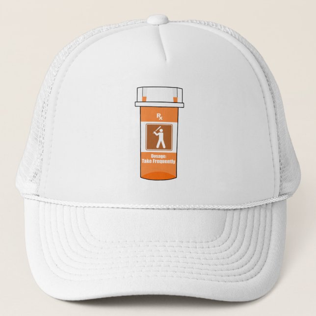 Baseball Is My Drug Trucker Hat (Front)