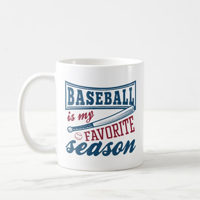 Baseball Is My Favourite Season Coffee Mug (Left)