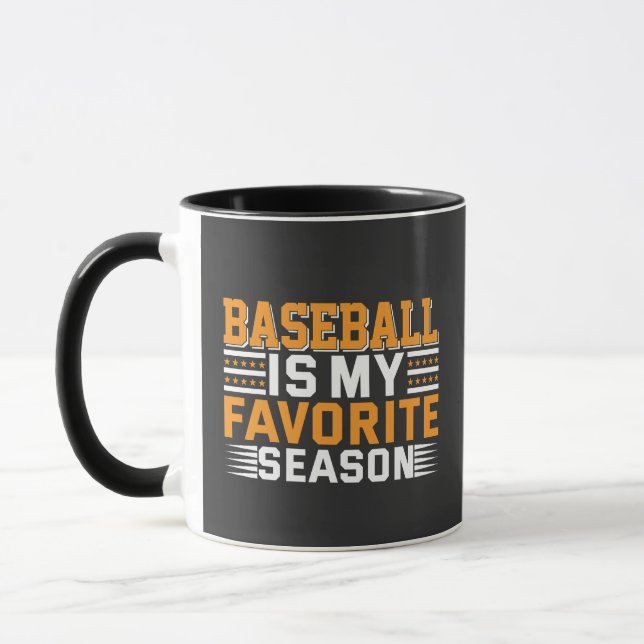 Baseball Is My Favourite Season Mug (Left)
