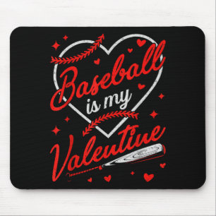 Baseball Is My Valentine Coach Player Lovers Cool Mouse Pad