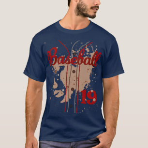 Baseball Jersey Number 19 Kids Baseball Uniform Di T-Shirt
