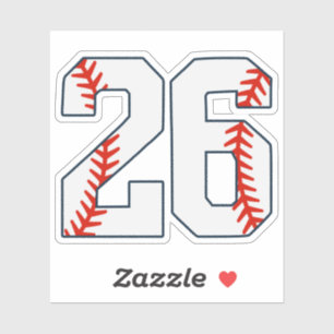 Baseball Jersey Number 26