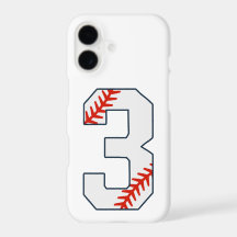 Baseball Jersey Number 3