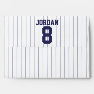 Baseball Jersey - Sports Theme Birthday Party Envelopes