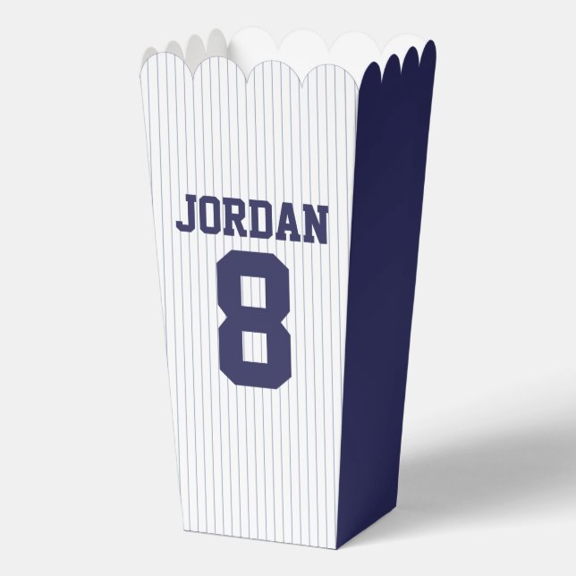 Baseball Jersey - Sports Theme Birthday Party Favour Box (Front)