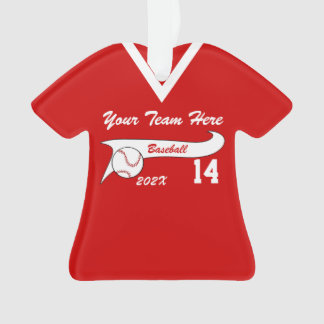 Baseball Jersey with Colour Change Ornament