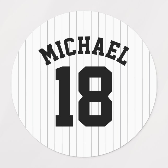 Baseball Jersey with Custom Name & Number (Design 1)