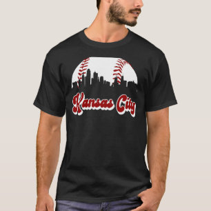 Baseball Kansas City Vintage Love Blue Colour Roya T-Shirt