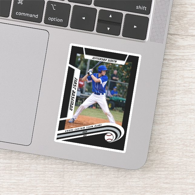 Baseball Keepsakes Lively Silver Black Custom  (Detail)