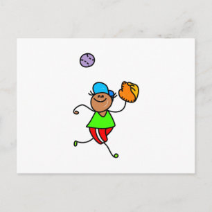 Baseball Kid Postcard