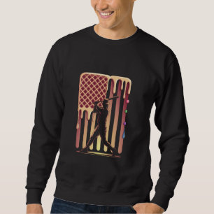 Baseball Kids Drip Dripping USA Boys Ice Cream Ame Sweatshirt