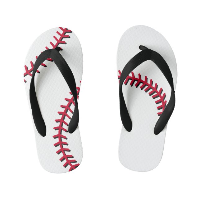 Baseball Kid's Jandals (Footbed)