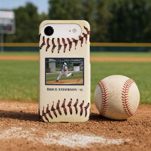 Baseball Laces Photo Rustic iPhone 17 Air Case