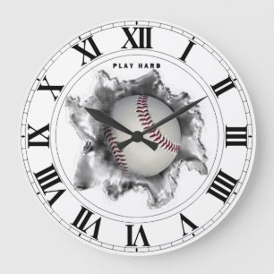 Baseball Large Clock