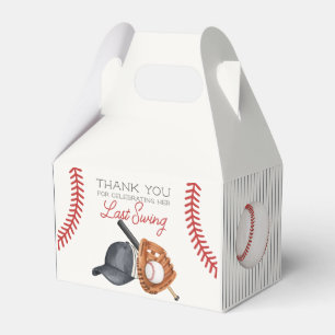 Baseball Last Swing Home Run Bridal Shower Favour Box