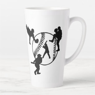 Baseball Latte Mug