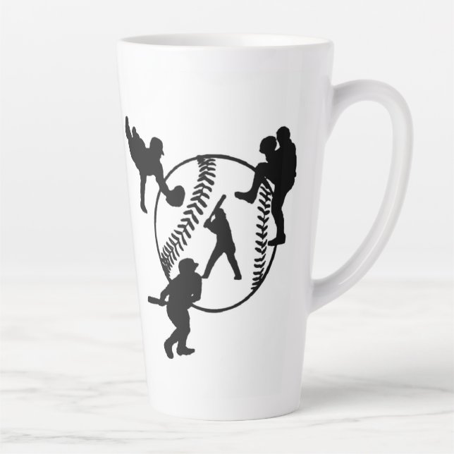 Baseball Latte Mug (Right)