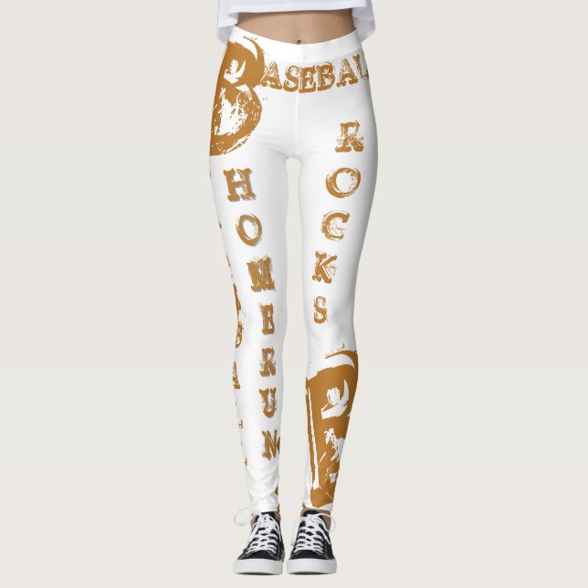 Baseball Leggings (Front)