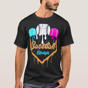 Baseball Life Style 101 Apparel Youth Drip Basebal T-Shirt