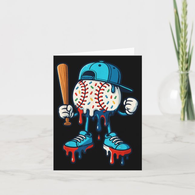 Baseball Lifestyle 101 Apparel Youth Baseball Drip Card (Front)