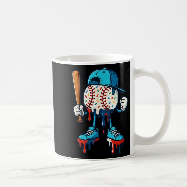 Baseball Lifestyle 101 Apparel Youth Baseball Drip Coffee Mug (Right)